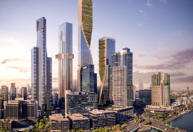 Green Spine by UN Studio and Cox Architecture.
