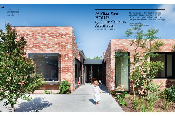 St Kilda East House by Clare Cousins Architects. 