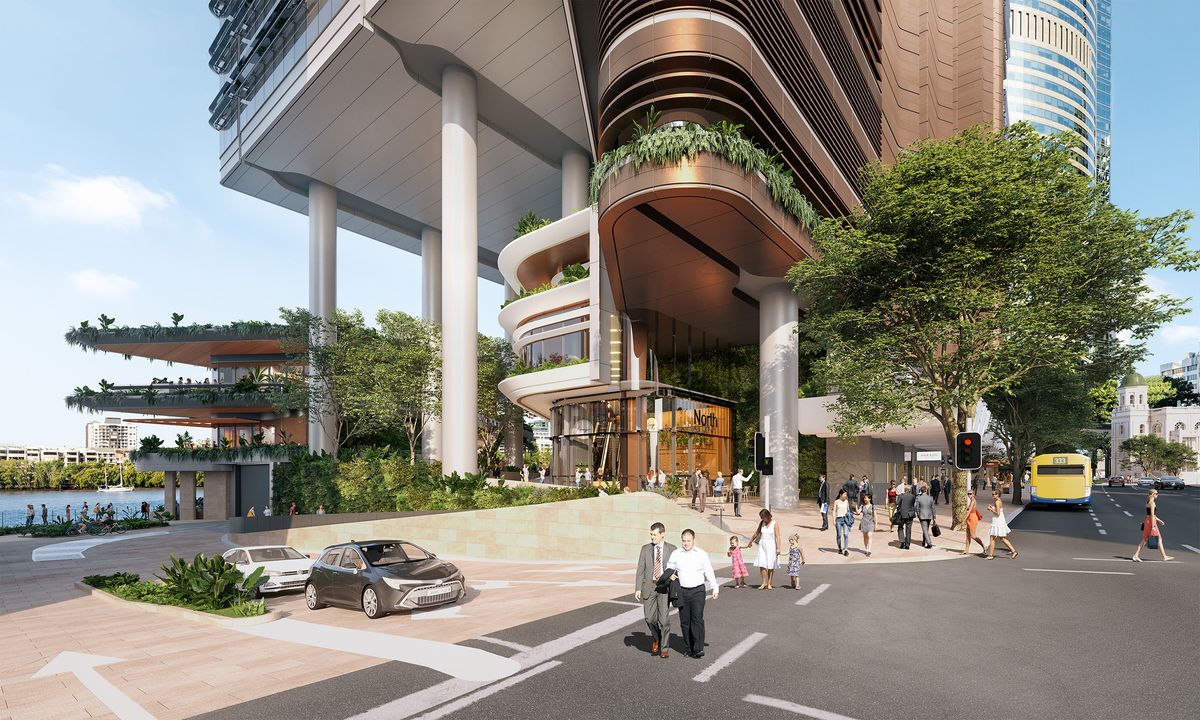 ‘Overscaled’ Waterfront Brisbane development approved ArchitectureAu