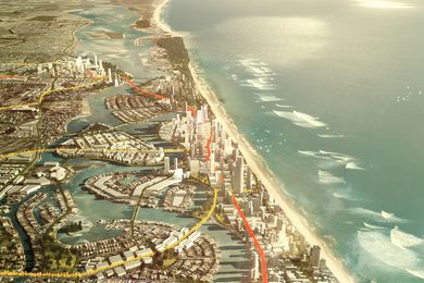 GCRT-2031 (Gold Coast Transit Corridor Study) by Hassell.