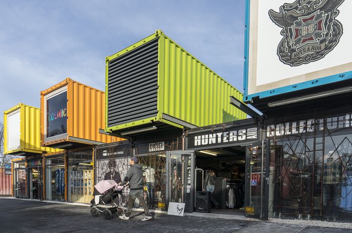 Re:Start, a temporary retail complex in Christchurch, New Zealand is the inspiration for a possible pop-up shipping container court facility in Canberra.