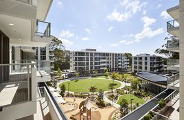 The 101 independent living apartments and common areas benefit from a central village green