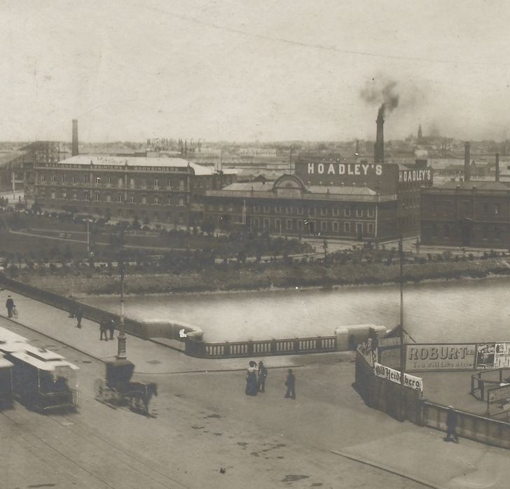 Hoadley jam factory, c. 1900, before conversion to a theatre and flats.