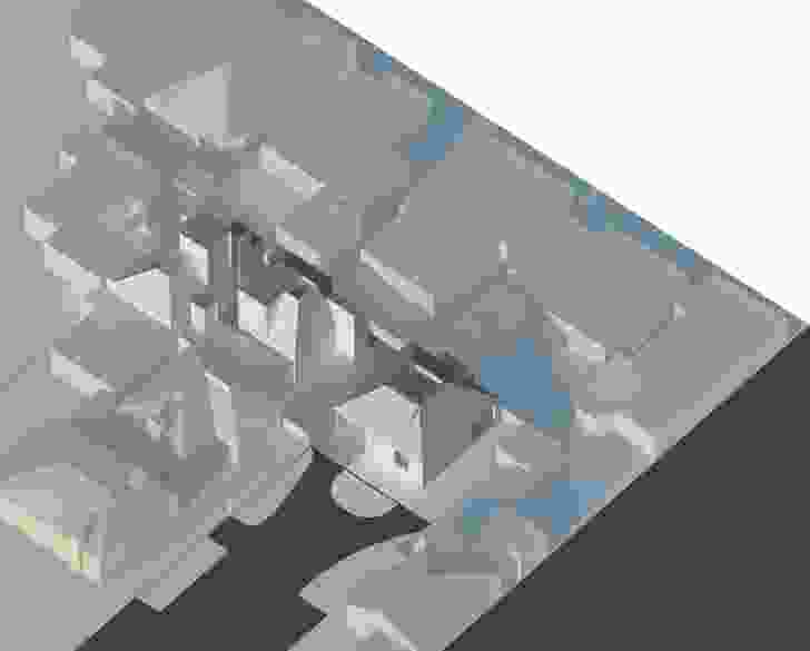 A spatial and economic model that enables expansion, Pavilion House’s parti allows for future incremental development on the site, potentially funded by income generated through subletting.