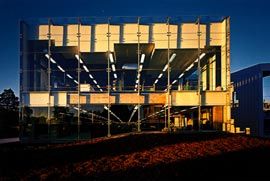 Printing Facility, Brunswick campus, by John Wardle Architects in association with Demaine Partnership. Image: John Gollings.