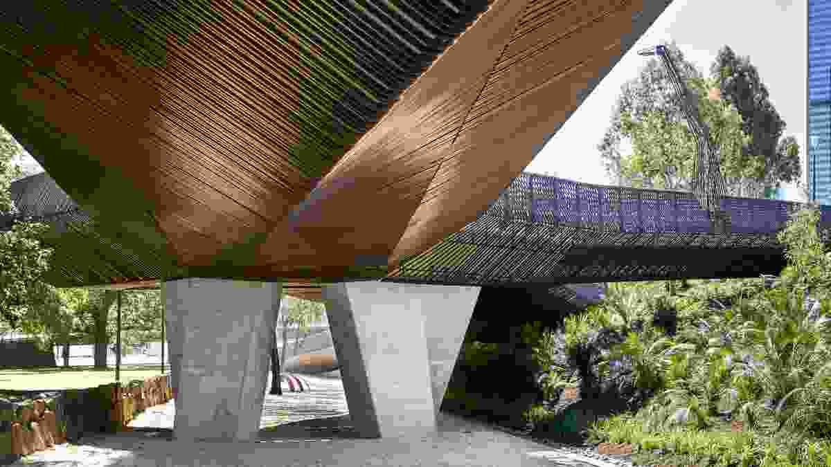 Tanderrum Bridge by John Wardle Architects and NADAAA in collaboration.