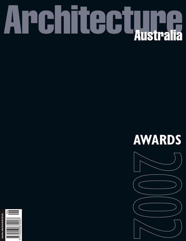 Architecture Australia, November 2002