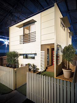 The Smarter Small Home™, designed by Brett Blacklow, is on display in Brisbane. It features James Hardie® and Scyon™ products.