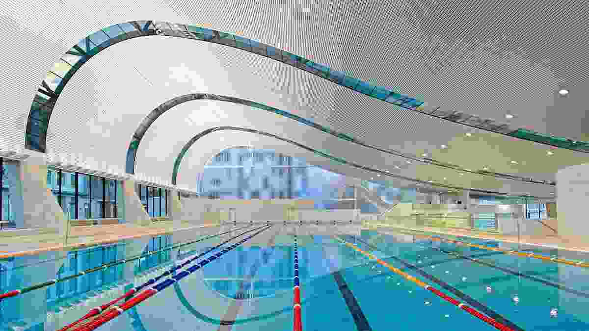 The Ian Thorpe Aquatic Centre by Harry Seidler & Associates.