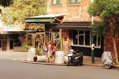 Local residents and shopkeepers maintain the three parklets along Foster Street.