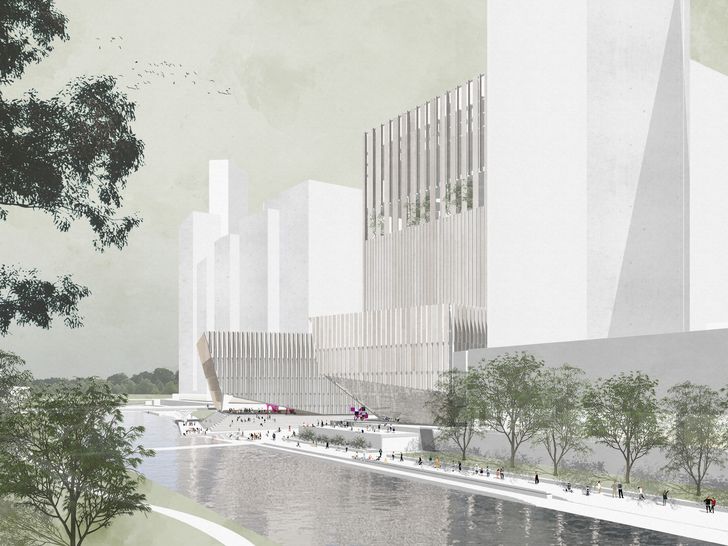 Powerhouse Parramatta proposal by Chrofi (Australia) with Reko Rennie (Australia).