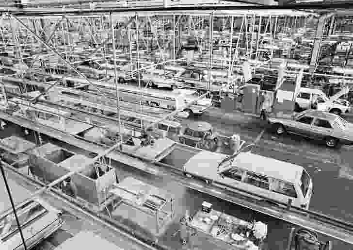 The MAB during peak operations. The site has played a monumental role in South Australia’s manufacturing history.