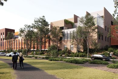 Thomas Embling Hospital expansion concept image.