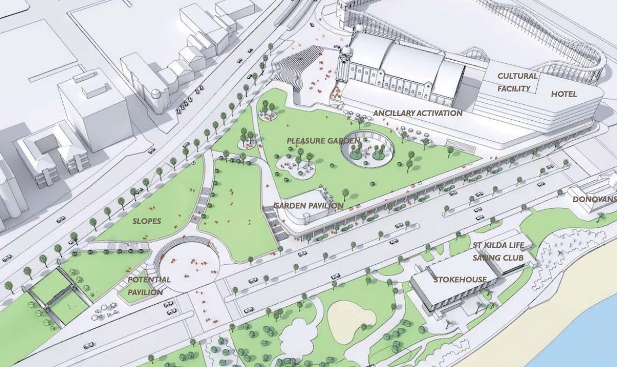 St Kilda Triangle NGV proposal revealed | ArchitectureAU