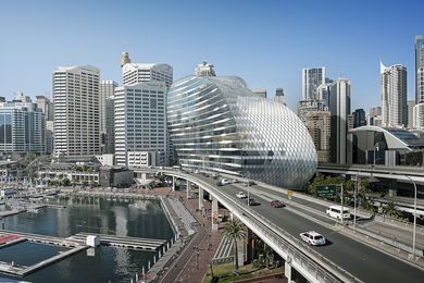 Hassell's proposal for the Ribbon at Sydney’s Darling Harbour was recommended for approval by the NSW Department of Planning and Environment in June 2016, despite drawing “serious concerns” about the building’s bulk and impact on public space.