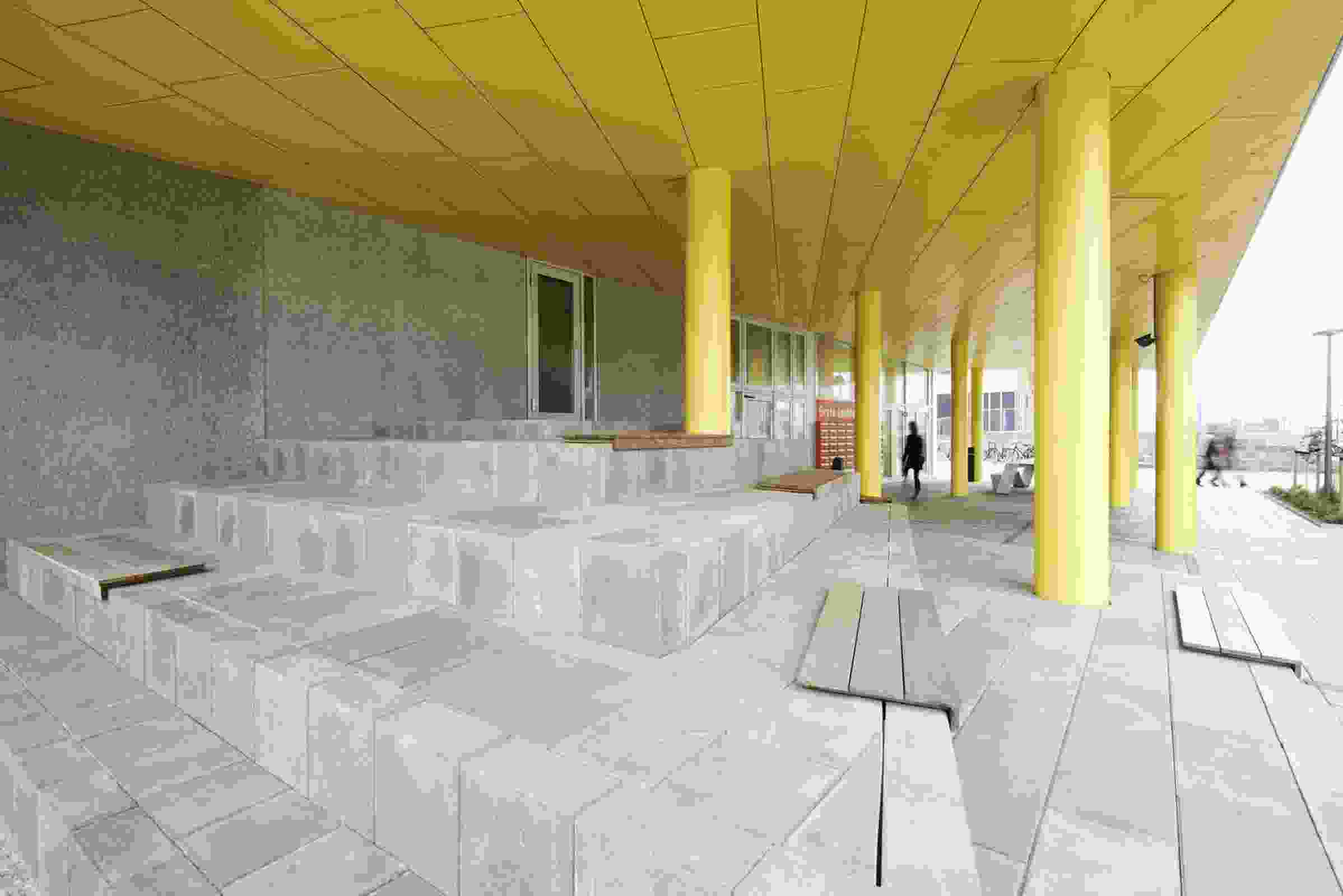 Recessed Building Aarhus Student Housing | ArchitectureAu
