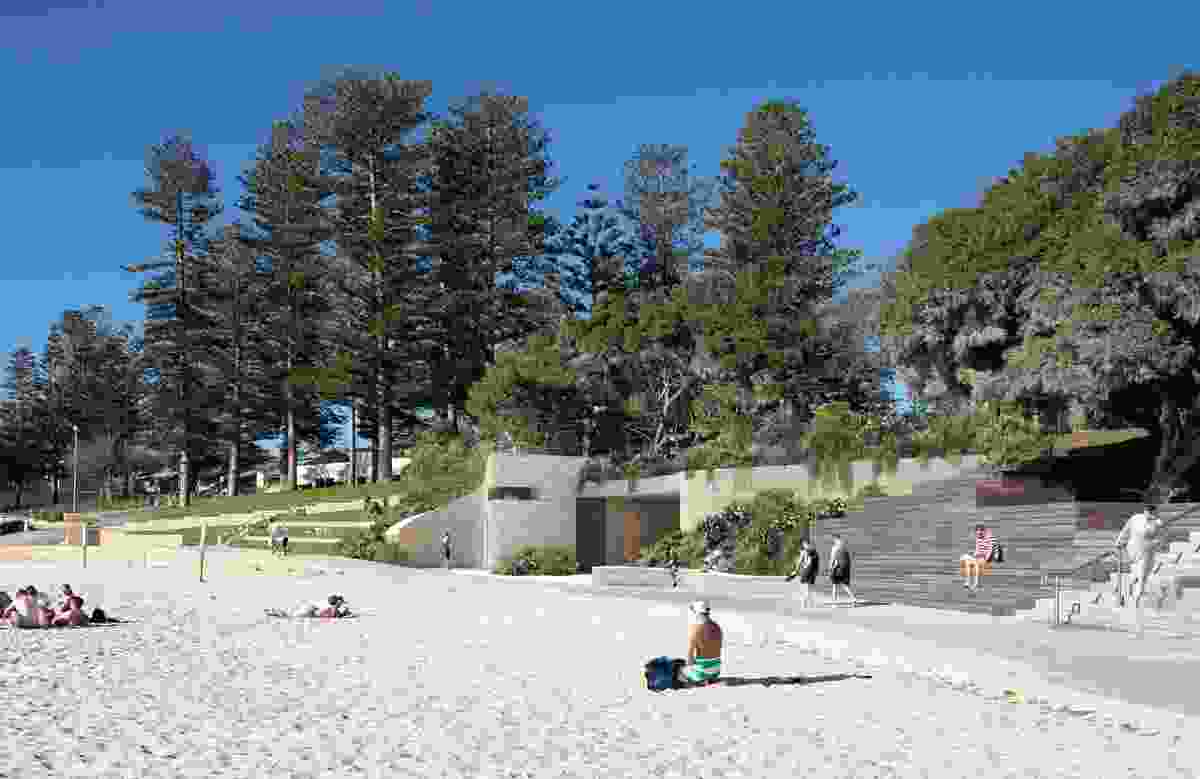 The new boatshed proposed as part of the Indiana Teahouse redevelopment by Woods Bagot.