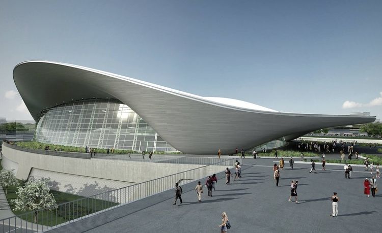 Zaha Hadid's London Aquatics Centre | ArchitectureAu