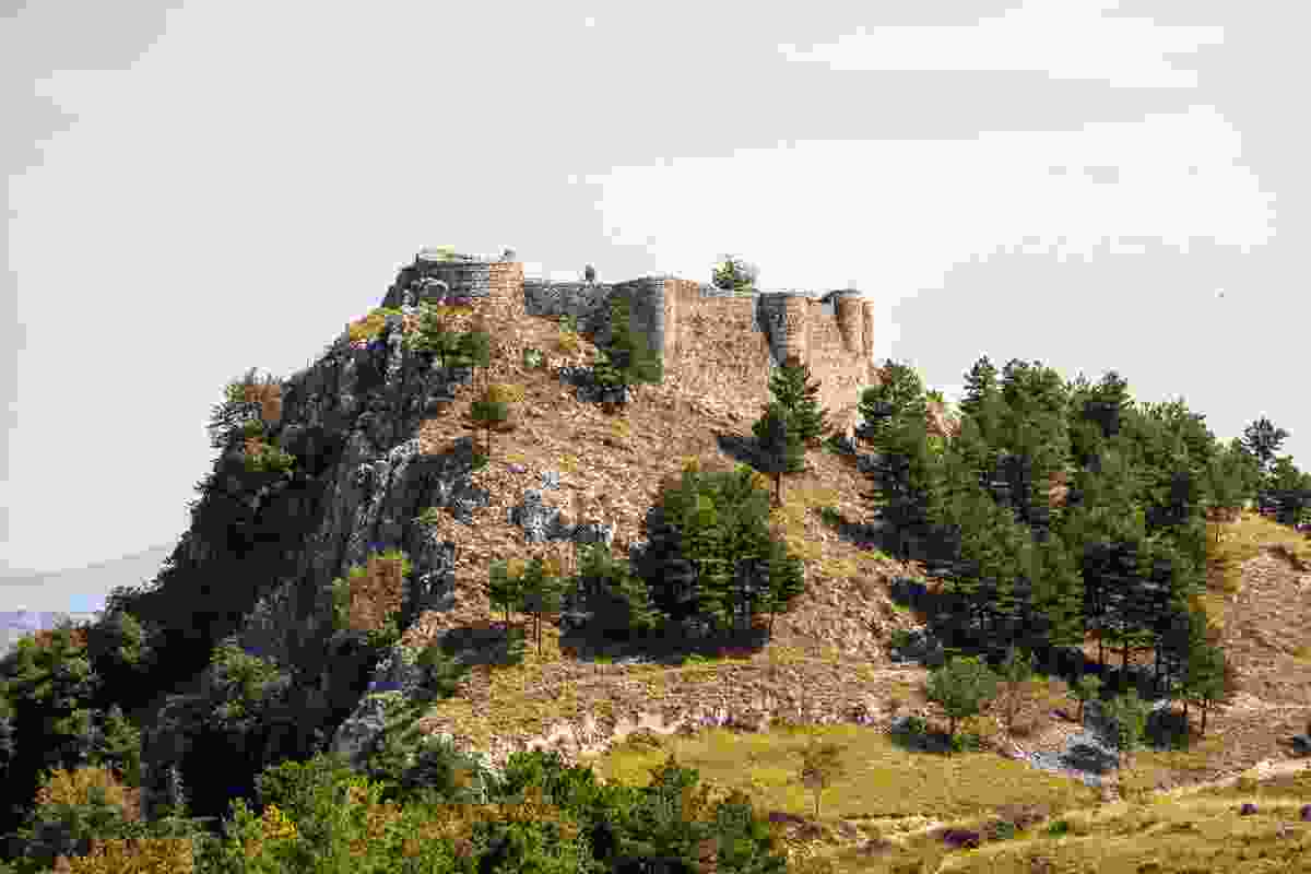 The ruins of Italy’s Castle of Roccamandolfi.