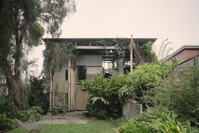 The addition reordered the relationship between the existing cottage and its garden.