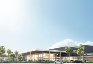 The proposed Gold Coast Airport expansion designed by Hassell.