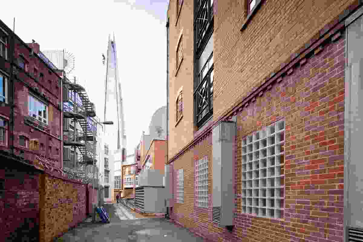 A laneway before it was transformed as part of the Gibbon's Rent laneway project.