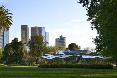 The 2014 MPavilion by Sean Godsell.