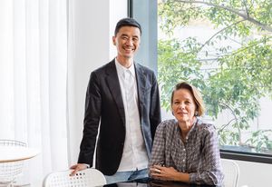 Will Fung and Tina Engelen at the CO-AP studio in Sydney.
