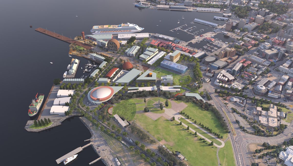 MONA Unveils Vision For Hobart's Macquarie Point Renewal | ArchitectureAU