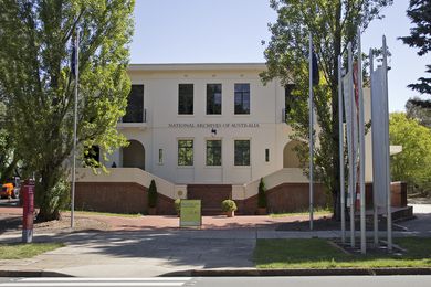 National Archives of Australia in Parkes, Australian Capital Territory.  by Bidgee, licensed under  CC BY-SA 3.0 AU