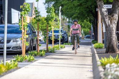 City Bikeways - North South Bikeway by City of Adelaide won an Award of Excellence in the Infrastructure category.