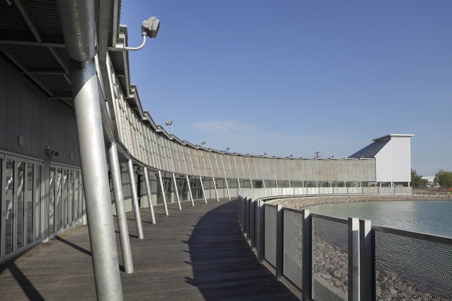 Les Wilson Barramundi Discovery Centre by Bud Brannigan Architects.