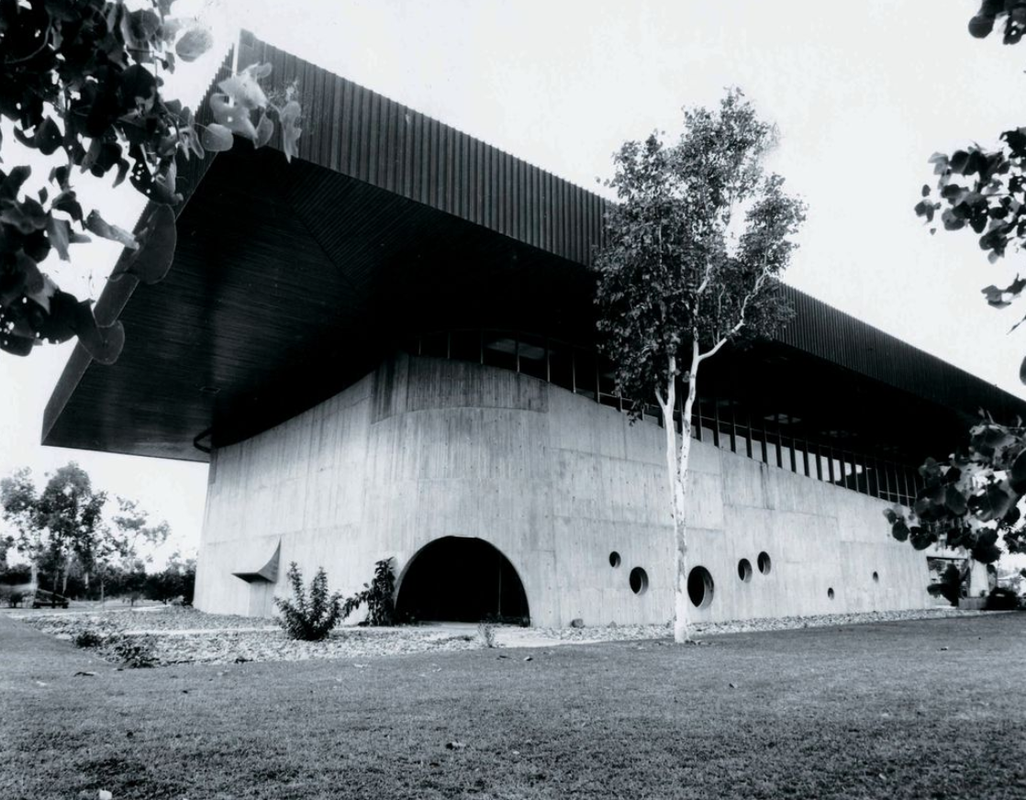 The Eddie Koiki Mabo Library, designed by Queensland architect James Birrell, on the James Cook University campus.