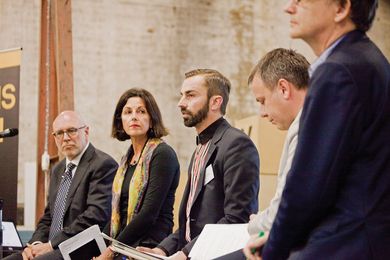 Roy Green, Helen Lochhead, Timothy Moore, Andrew Cortese and Timothy Hill.