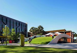 Curtin Bike Hub (Perth, Australia) by Coniglio Ainsworth Architects.