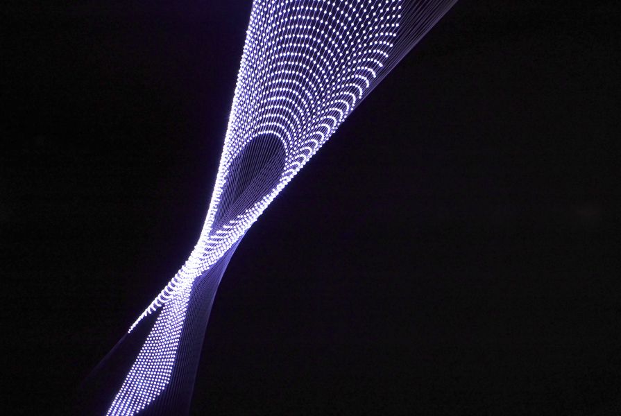 Light Sculpture by Zaha Hadid for Swarovski Crystal Palace, 2013.