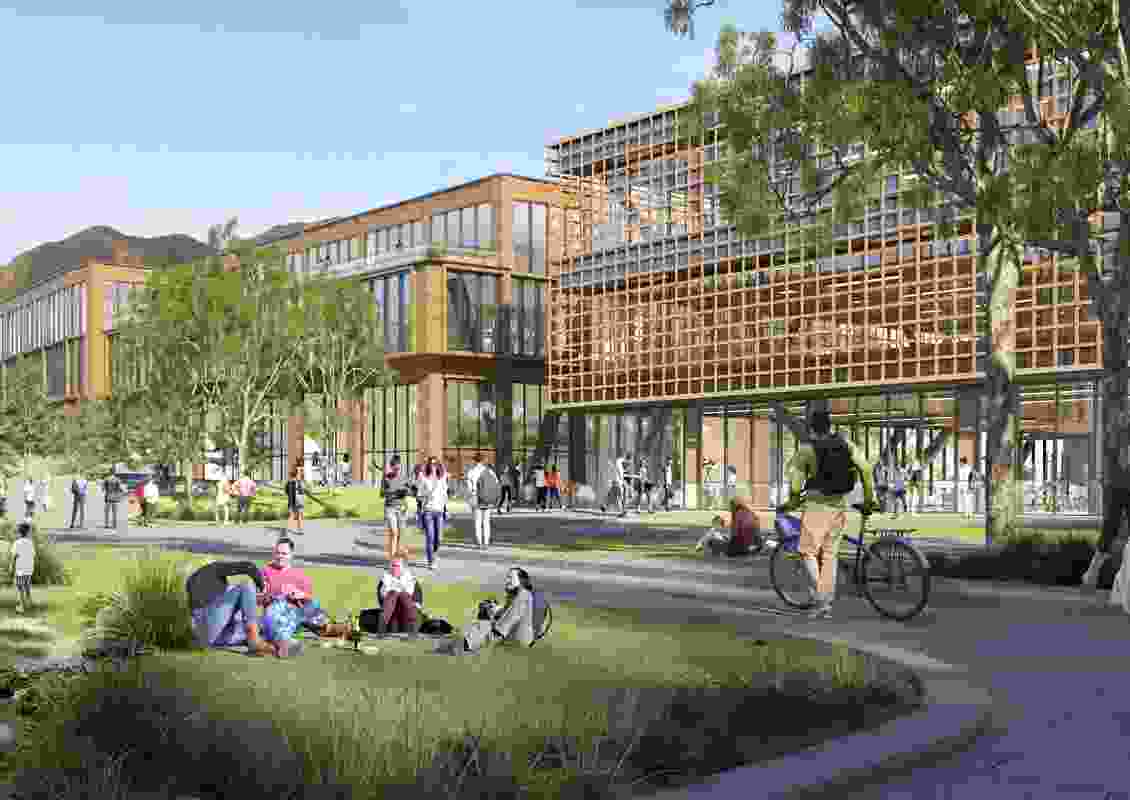 The campus will provide more parks and civic space to the community.
