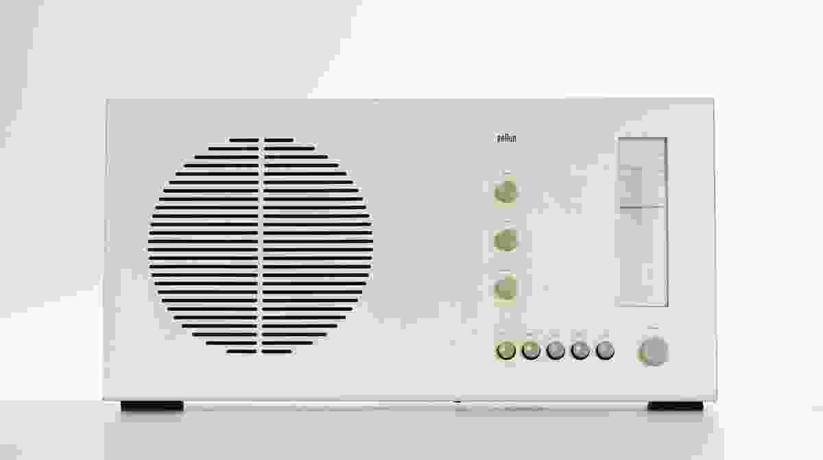 RT20 radio (1961), designed by Dieter Rams, made by Braun AG, Germany. 