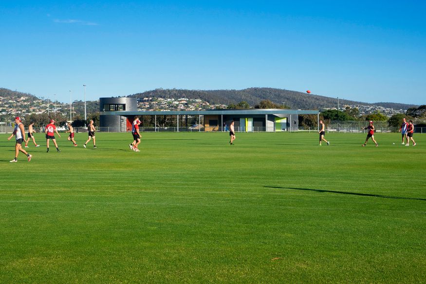 Clarence High School Oval Sports Pavilion ArchitectureAu