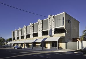 The Hub on Echlin by Architects North received an award for Residential Architecture – Multiple Housing at the 2016 Queensland Architecture Awards.