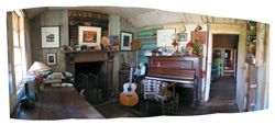 La
Paloma music room, stereo system in a ‘period’ room.