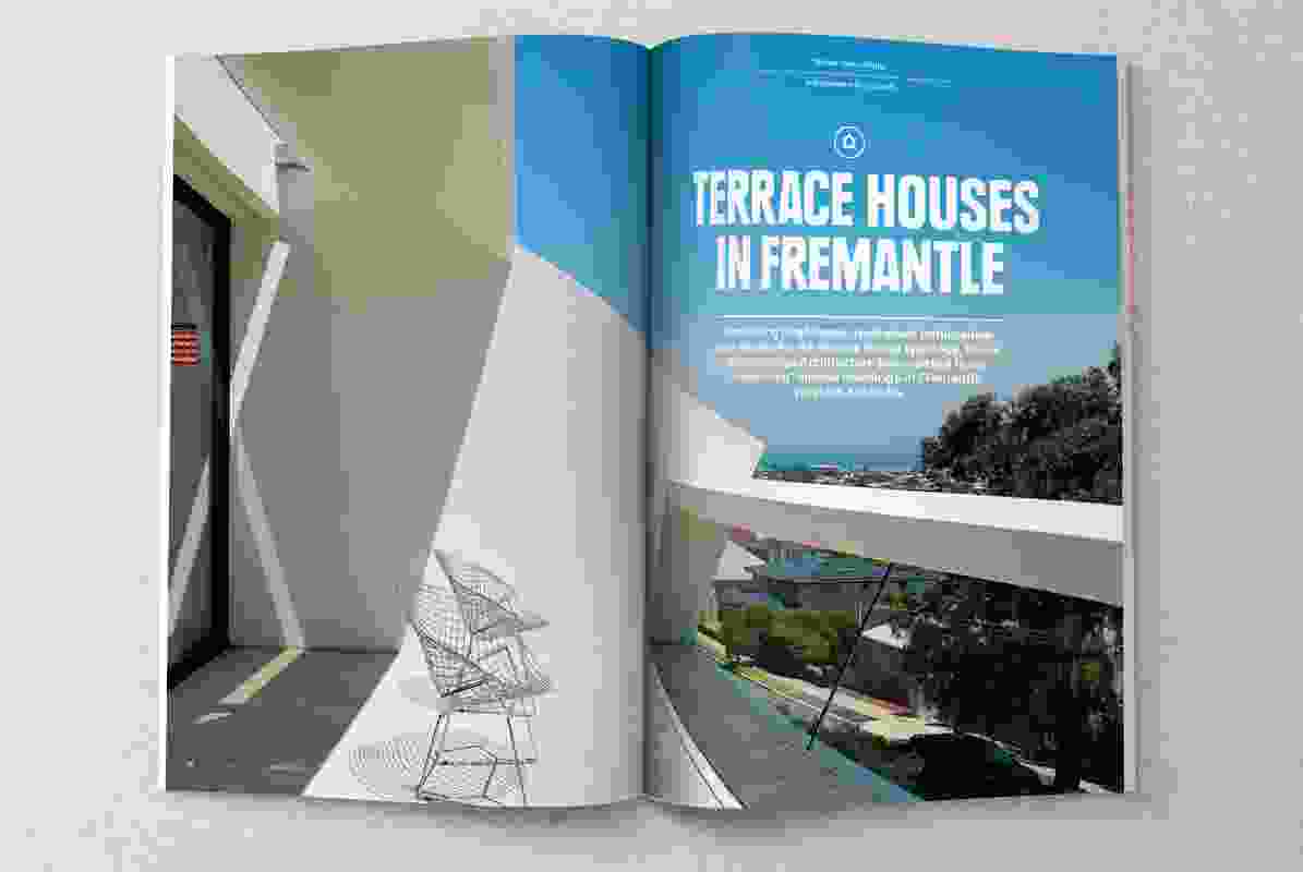 Terrace Houses in Fremantle by Blane Brackenridge Architecture.