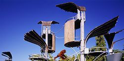 Iredale Pedersen Hook’s New Orang-utan Enclosure at Perth Zoological Gardens, recipient of an honourable mention in The Architectural Review Awards for Emerging Architects.