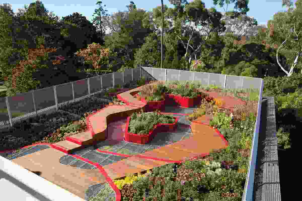 Burnley Living Roofs by Hassell is a research and demonstration garden at the University of Melbourne’s Burnley Campus.
