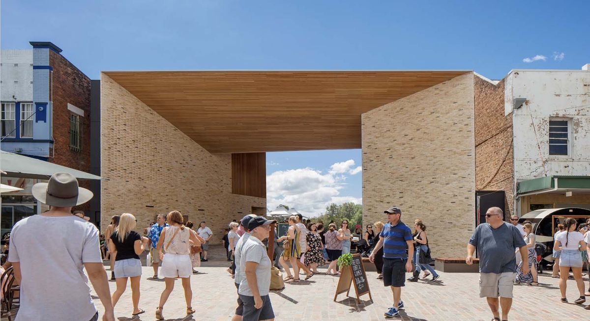 CHROFI’s grand arch for Maitland opens ArchitectureAu