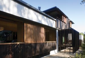 Oiled timber adds warmth and texture to the Samford House, while offering durability.