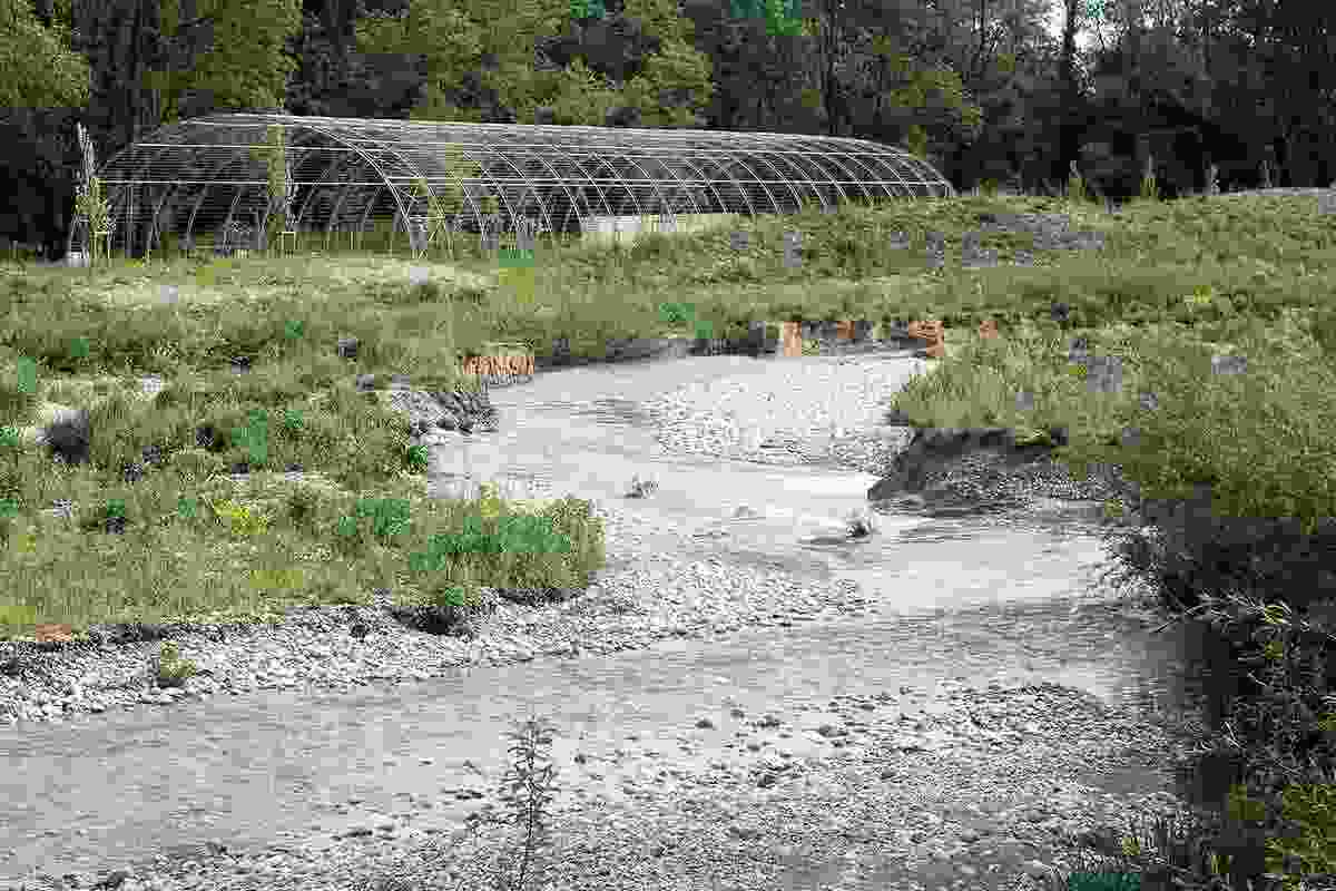Erosion and sedimentation processes inform the restored river’s continual evolution.