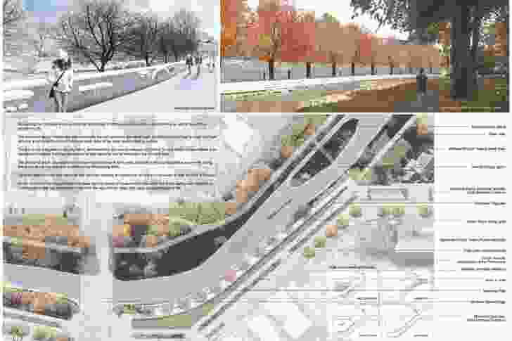 Images from the selected design for the Canterbury Earthquake Memorial. 