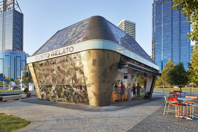 Elizabeth Quay Gelato Kiosk by Iredale Pedersen Hook Architects.