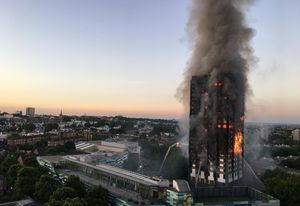 Flammable cladding is thought to have contributed to the spread of the fire at the Grenfell tower in London.